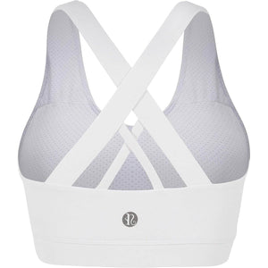 RUNNING GIRL Criss-Cross Back Padded Strappy Sports Bra