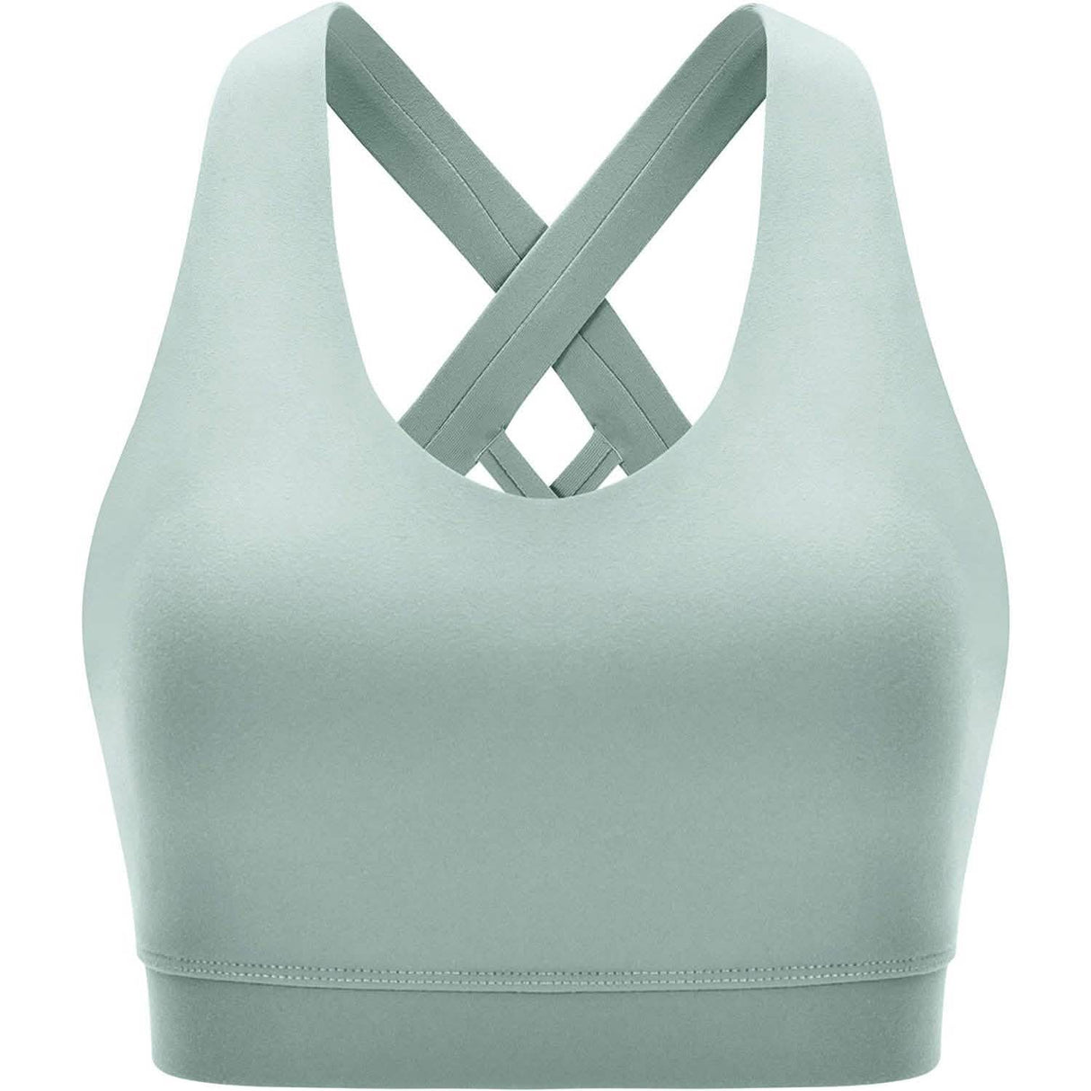 RUNNING GIRL Criss-Cross Back Padded Strappy Sports Bra
