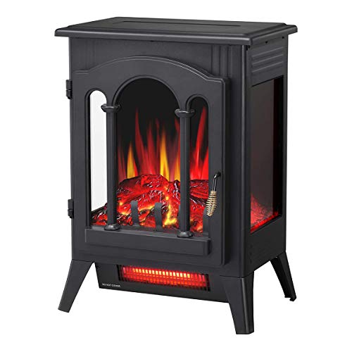 16 Inches Portable Electric Fireplace Stove 5220