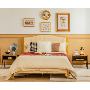 1 Piece Stackable Night Stand Shelf Accent Table with Metal Frame by DirectDeals