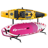 Freestanding Height Adjustable Dual Kayak Storage Rack