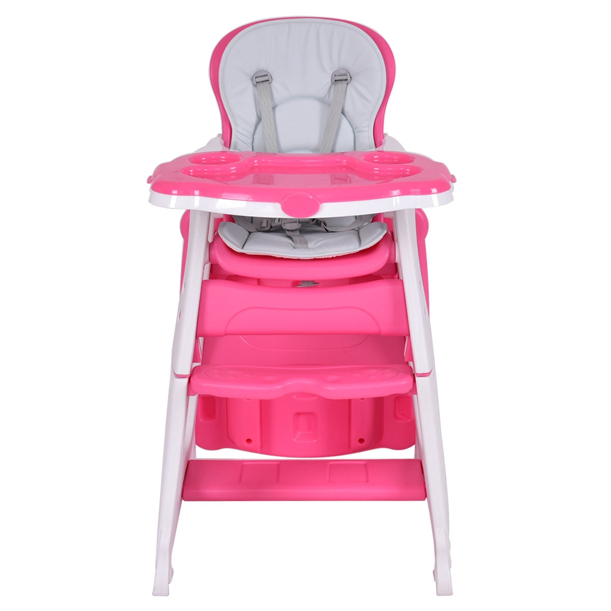 3 in 1 Infant Table and Chair Set Baby High Chair-Blue