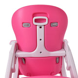 3 in 1 Infant Table and Chair Set Baby High Chair-Blue