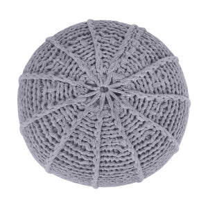 Jonathon Hand Knitted Pouf