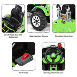 12 V Battery Powered Kids Ride on Dumper Truck-Yellow.
