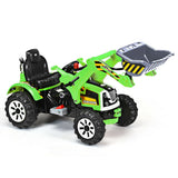 12 V Battery Powered Kids Ride on Dumper Truck-Yellow.