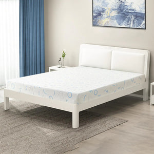 KBQ Queen Mattress 5 Inch Memory Foam Mattress with Breathable Bamboo Cover Fiberglass Free Medium Firm Feel Zoned Pressure Relief Mattress in A Box CertiPUR-US Certified