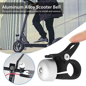 Scooter Bell Horn Aluminum Alloy Bell For Electric Scooter Loud Siren Kid Bike Scooter Bells Cycling Accessories Alloy Bike Bell Classic Bicycle Bell Loud Sound Bike Ring For Road Bike Mountain Bike City Bike