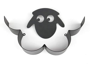 Sheep Toilet Paper Roll Holder Bathroom Wall Mounted Loo Rolls Storage Metal Rack Mount Hold Up 7 Rolls Novelty Animal Decorative Toilet Paper Holders Tissue Paper Storage Stand Wall Mount Iron Tissue Basket Sheep Art Decoration Bathroom House Office