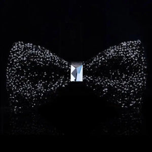 Shiny Butterfly Men Bowtie Sparkling Wedding Bridegroom Bow Ties  Adjustable Length Party Bowties