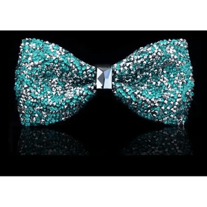 Shiny Butterfly Men Bowtie Sparkling Wedding Bridegroom Bow Ties  Adjustable Length Party Bowties