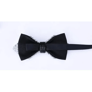 Shiny Butterfly Men Bowtie Sparkling Wedding Bridegroom Bow Ties  Adjustable Length Party Bowties