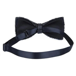 Shiny Butterfly Men Bowtie Sparkling Wedding Bridegroom Bow Ties  Adjustable Length Party Bowties