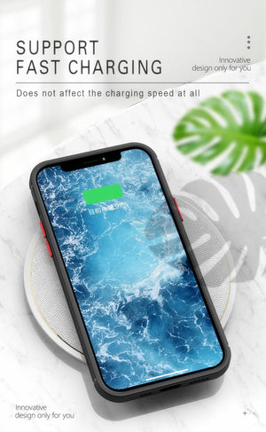 Shockproof Armor Case For iPhone 14 13 12 11Pro Max XR XS X Black Men Luxury Silicone Bumper Clear Hard Cover Silicone Armor Bumper Clear Hard Cover