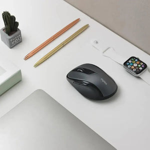 Silent Laptop Wireless Mouse Adjustable DPI Stylish Easy Switch Bluetooth 2.4GHz Mouse For Computer