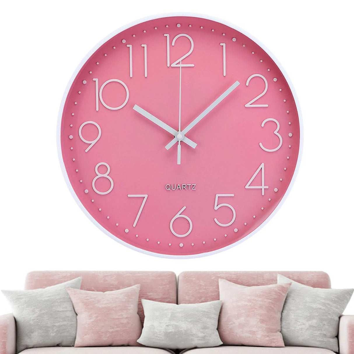 Silent Quartz Decorative Battery Powered Wall Clock