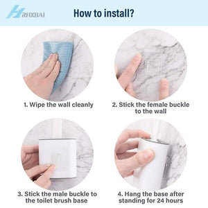 Silicone Bristles Toilet Brush And Holder For Bathroom Storage And Organization Compact Wall Hang Cleaning Kit Accessories Silicone Toilet Brush With Holder Bathroom Toilet Bowl Brush Set Non-Slip Handle Wall Mounted Floor Standing