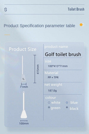 Silicone Bristles Toilet Brush And Holder For Bathroom Storage And Organization Compact Wall Hang Cleaning Kit Accessories Silicone Toilet Brush With Holder Bathroom Toilet Bowl Brush Set Non-Slip Handle Wall Mounted Floor Standing