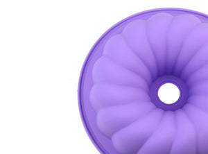 Silicone Cake Mold Large Cake Pan Food Grade Silicone Mold Non-stick Round For Jelly Gelatin Birthday Party Bread Top-Level Silicone Cake Mold Fluted Tube Cake Pan For Jelly