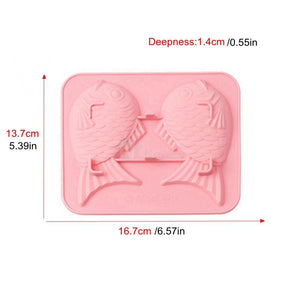 Silicone Fish Shape Cake Mould Fondant Mold Chocolate Cupcake Soap Molds Candy Craft Cookie Kitchen Accessories Fish Pattern Silicone Baking Mould Chocolate Mold Dessert Mold Nonstick Jelly Pudding Cake Mold Ice Cube For Home Kitchen