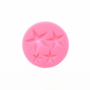 Silicone Five-pointed Star Silicone Molds Fondant Cakes Chocolate Dessert Lace Decor Tools Pastry Baking Tools Star Silicone Fondant Mold Chocolate Mold For Candy Mold Cupcake Topper Cake Crafting Projects