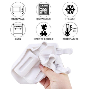 Silicone Mold Baking Pan Ice Cream Molds For Cake Popsicle Chocolate Pastry And Bakery Kitchen Tools Accessories 4 Cavities Homemade Cake Pop Mold Cake Pop Maker Ice Pop Mold