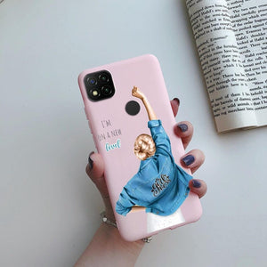 Silicone with Design Print Pattern Shockproof-Absorption Bumper Protective Back Cover For Xiaomi Redmi 10A Case 2022 Love Heart Candy Painted Phone Cover Soft Silicone Case For Xiaomi Redmi 10A Redmi10A