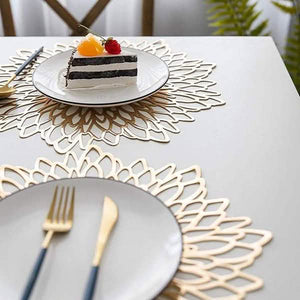 Silver and Gold Decorative Placemats