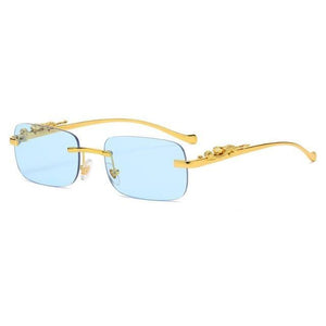 Simple Design Stylish Fashionable Sunglasses Vintage Square Shape Sunglasses For Women & Men New Luxury Design Popular Travel Driving Metal Frame Sun Glasses Anti Blue Light Summer Eyeglasses
