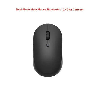 Simple Modern White/Black Wireless Bluetooth USB Connection Optical Mouse For Laptop PC Portable Slim Rechargeable Mouse Computer Mouse