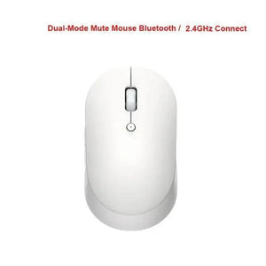 Simple Modern White/Black Wireless Bluetooth USB Connection Optical Mouse For Laptop PC Portable Slim Rechargeable Mouse Computer Mouse