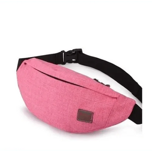 Simple Style Fanny Pack for Running Cycling Workout Men Women Waist Pouch Bag Black Classic  Women Belt Bag Pouch For Money Phone Black Bum Hip Bag