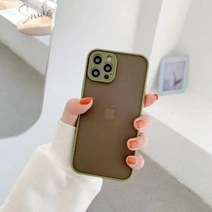 Simple White Camera Shockproof Silicone Phone Case For iPhone 13 Pro Max 14 Pro Protect Cover For Men Modern Translucent Back Cover Mobile case Compatible with iPhone