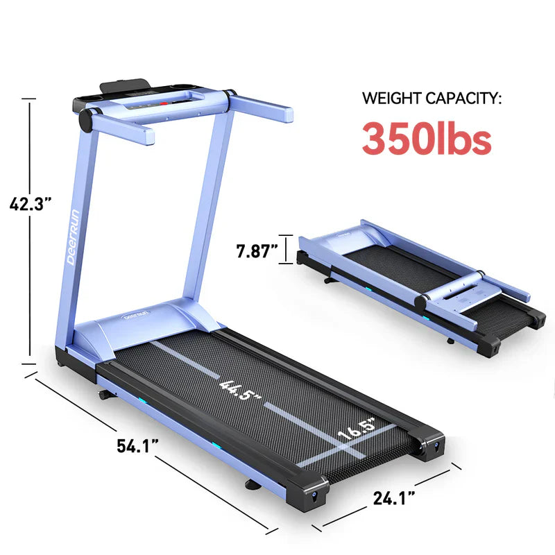 DeerRun A1 Pro Folding Smart 10 MPH Treadmill with 6% Incline