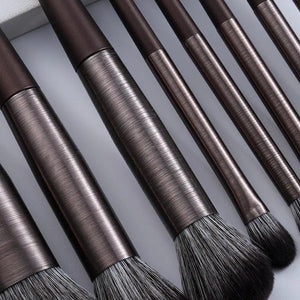 Sizzling 11/8pcs Natural Hair Green Makeup Brushes Foundation Powder Eyeshadow Eyebrow Brush Set Profesional Cosmetic Tool