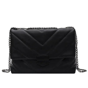 Sizzling Embroidery Thread Small PU Leather Crossbody Bags For Women And Girls Trending Female Shoulder Handbags