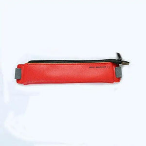 Slim Leather Unique Design Pencil Case Book Holder Pouch With Elastic Band For Notebook Fashion School Pen Case