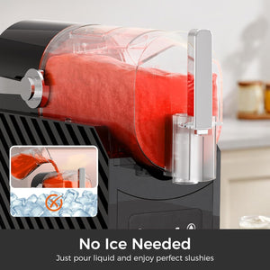 Slushie Machine for Home, Frozen Drink Maker with 3 Preset Modes Frozen Juice Slush Milkshake 58018RBM0