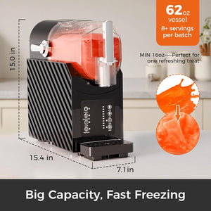 Slushie Machine for Home, Frozen Drink Maker with 3 Preset Modes Frozen Juice Slush Milkshake 58018RBM0