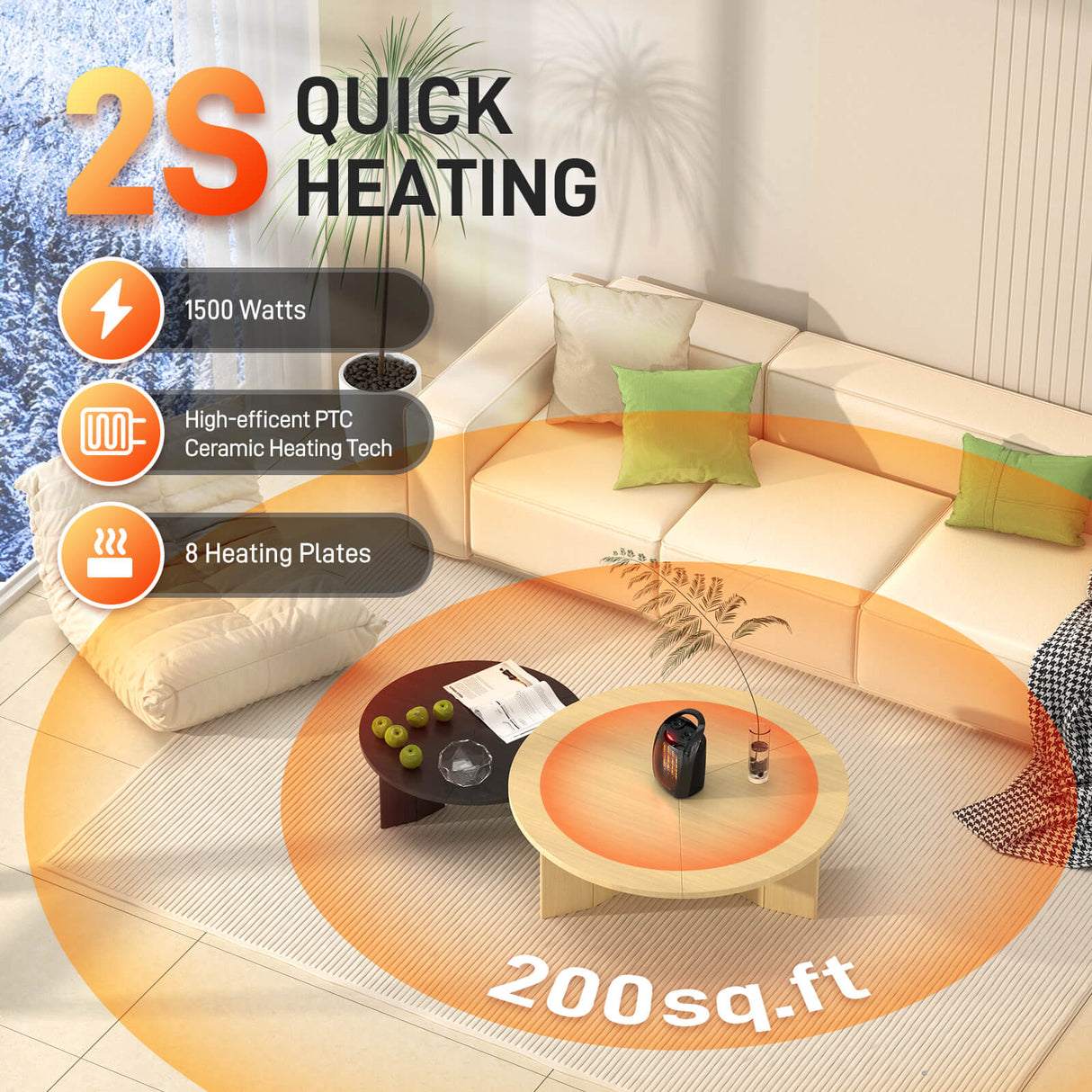 Small Electric Space Heater H36901X