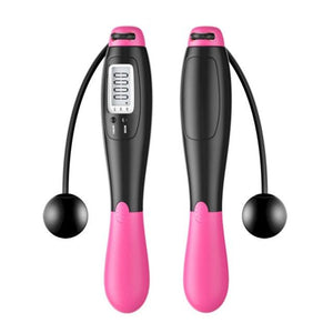 Smart Creative Counting Skipping Rope Wireless Skip Rope Electronic Digital Lose Weight Cordless Jump Ropes Weighted Cordless Jump Rope For Fitness Jump Rope Counter Adjustable Speed Skipping Rope For Men Women