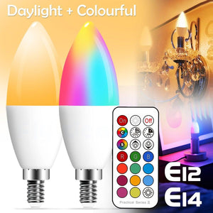 Smart For Home LED Light Bulb E27 E14 GU10 B22 220V 110V  Spot Magic Changeable Lamp Lampada+IR Control Decoration RGB White  Compatible with Alexa Google Home, RGBCW Smart GU10 Bulb, WiFi Smart LED Spot Light Bulb Indoor Decoration