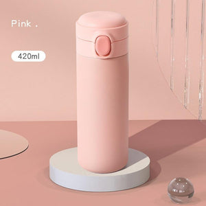 Smart Thermos Mug Mini Stainless Steel Thermos Cup Portable Leak Proof Water Cup with Filter Water Vacuum Tea Coffee Bottle Cup Smart Water bottle Stainless Steel Travel Mug Thermoses Cup Flask