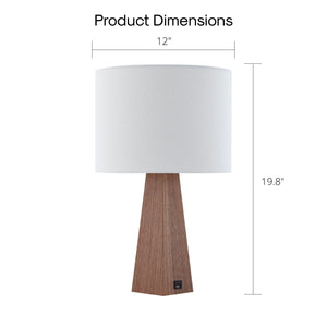 Carley Table Lamp with USB Port