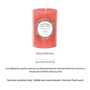 Smokeless Soy Wax Scented Candles Scented Pillar Candles Dripless Clean Burning Smokeless Dinner Candle For Wedding Party Restaurants Home Candles Church Wedding Birthday Holiday Scented Buddhist Creative Candles