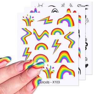 Snowflakes Nail Water Decals Christmas White Snow Transfer Sticker Decoration Slider Flower Leaf Manicuring Art Paper Tips Snowflake Bronzing Christmas Slider Nail Art 3D Decals Decoration Decals Snowflakes Elk Bear Christmas Xmas Stickers