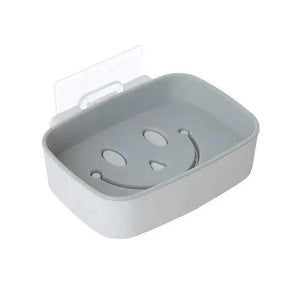 Soap Rack No Drilling Wall Mounted Double Layer Soap Holder Soap Sponge Dish Bathroom Accessories Soap Dishes Self Adhesive Soap Dish Bar Soap Holder Soap Dishes Tray Saver Case Box for Shower Bathroom Kitchen Dish Drainer Drying Rack