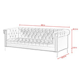 Oxford PU Leather Sofa