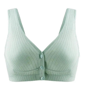 Soft And Comfortable Cotton Nursing Bra Breathable Breastfeeding Bras for Women Maternity Bra Plus Big Size Easy Feeding Bra Wire Free