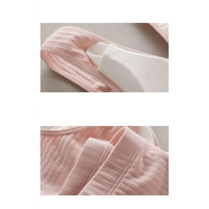 Soft And Comfortable Cotton Nursing Bra Breathable Breastfeeding Bras for Women Maternity Bra Plus Big Size Easy Feeding Bra Wire Free